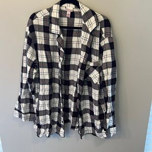 2XL MENS plaid pajamas set shirt and pants